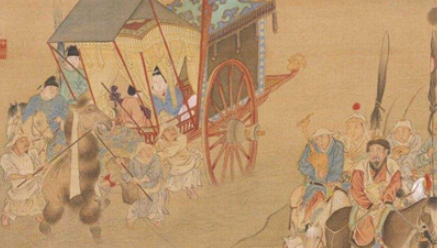 明代画家仇英《明妃出塞图》简介 现藏于北京故宫博物院